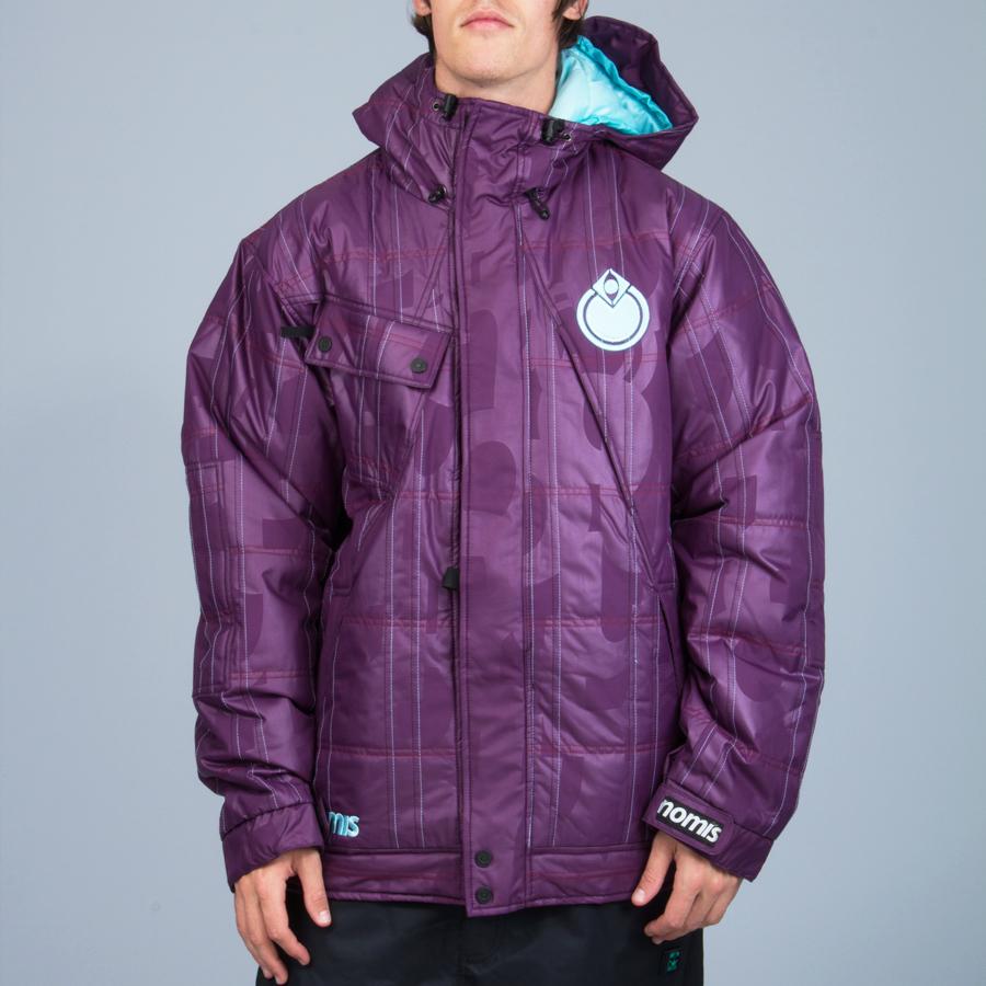 Nomis Puff The Magic Snowboard Jacket, M, Purple Emboss